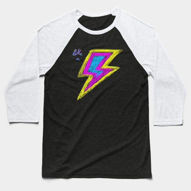 Like a thunder Baseball T-Shirt by Orloff-Tees